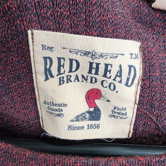 Mens Red Head Brand Co Burgundy Sweater Crewneck Long Sleeve Size 2XL - Picture 3 of 9